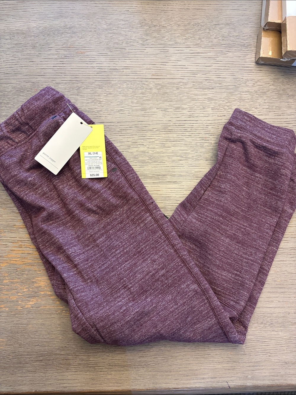all in motion Marled Plum Joggers